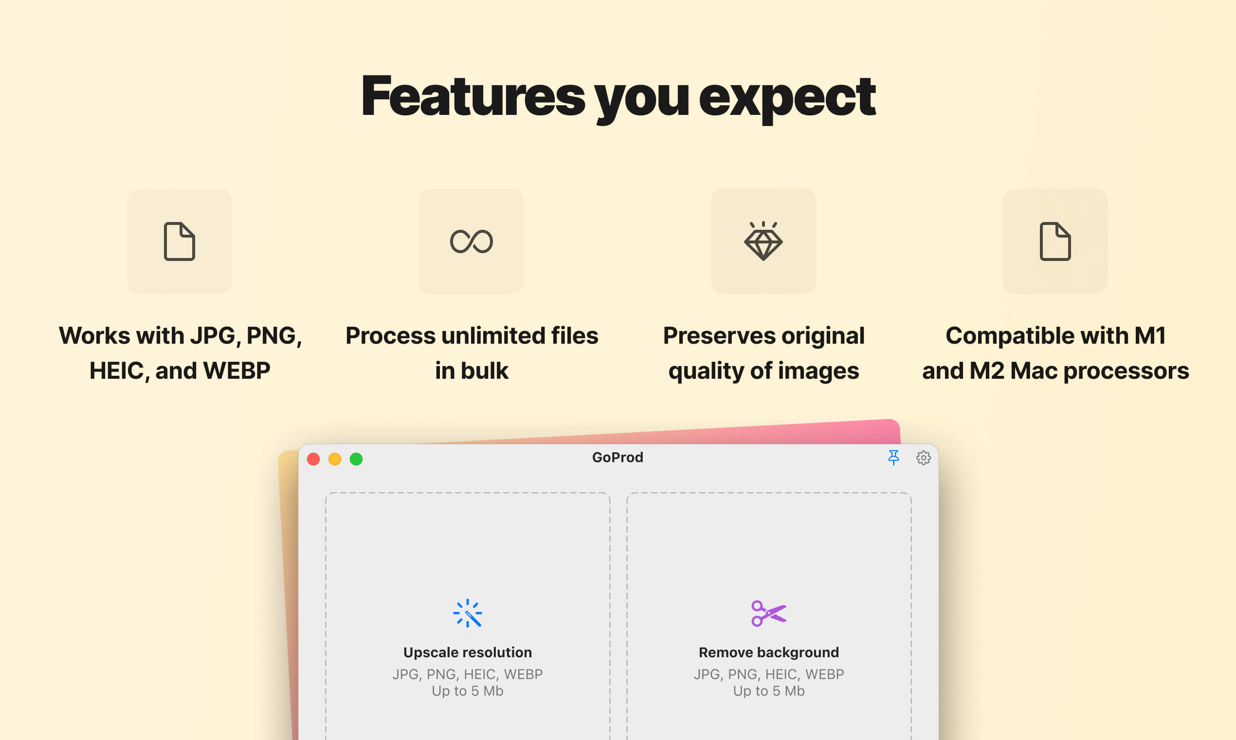 GoProd for Mac Screenshot